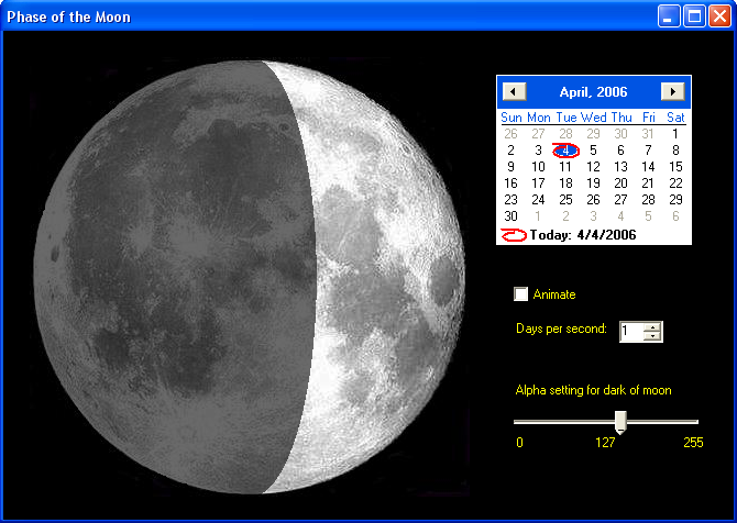 Phase of the moon